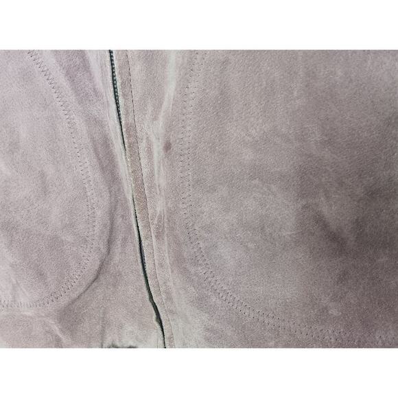 New with Tags Adler Collection 100% Leather Faux Fur Hood Coat SZ M - Picture 13 of 16